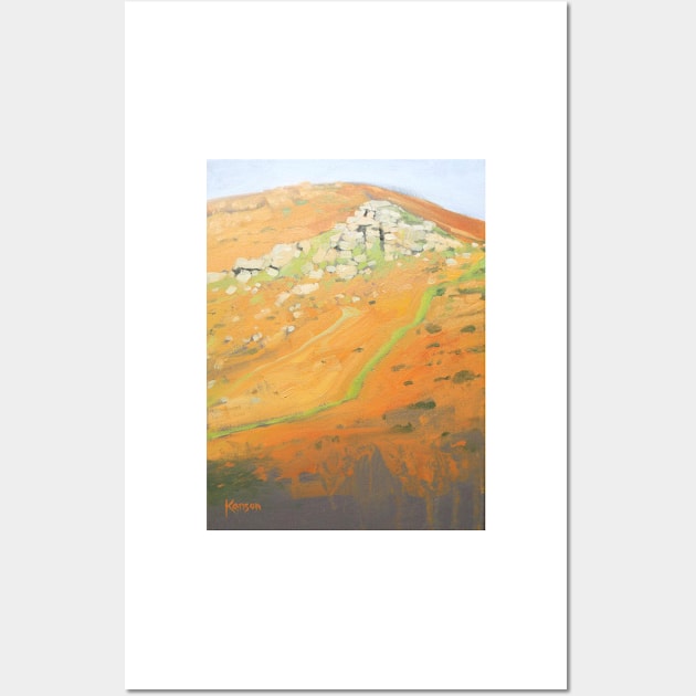 Autumn Sun on Dartmoor Wall Art by Kavatar